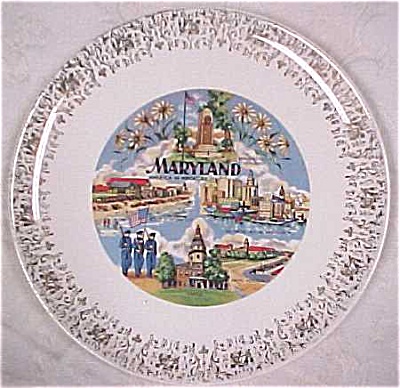 Maryland Souvenir Plate
