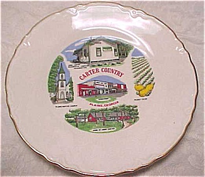Plains Georgia Souvenir Plate