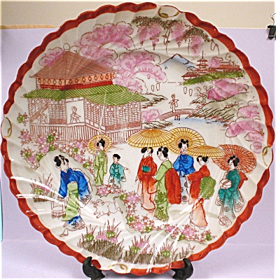 1930s-1950s Oriental Japan Plate