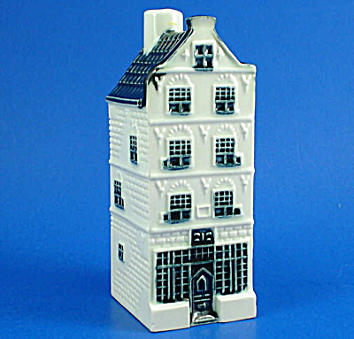 Bols Klm Delft Miniature Building Decanter