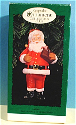 Hallmark Ornament Collector's Club Santa, 1996