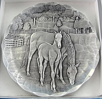 Wendell August Small Metal Mare Foal Horse Plate