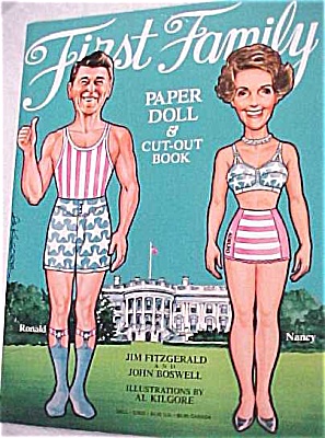 1981 Dell Paper Dolls 'first Family'