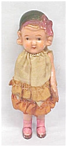 All Bisque Doll 1930's Miniature