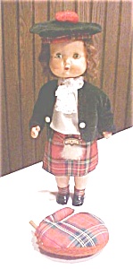 Roddy Doll England Walker 1950's Hp Bagpipes