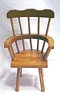 Doll House Windsor Chair & Table Wood