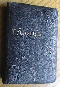 Lucile By Owen Meredith Tooled Leather 1800's