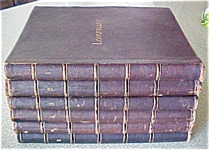 Longfellow Poetical Works 6 Vols 1881 Leather
