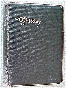 John Greenleaf Whittier Poetical Works Leather 1800