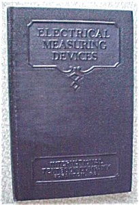Electrical Measuring Devices Leather 1937