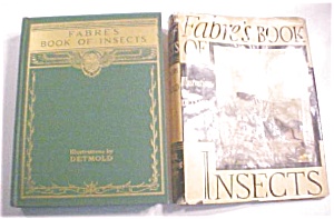 Fabre's Book Of Insects Illus By Detmold 1937