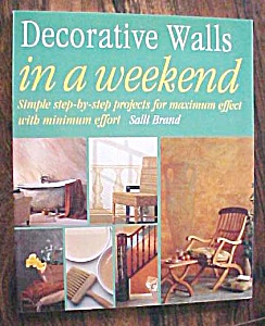 Decorative Walls In A Weekend Salli Brand 1998