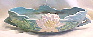 Roseville Water Lily Console Bowl 441-10 Ca 1943