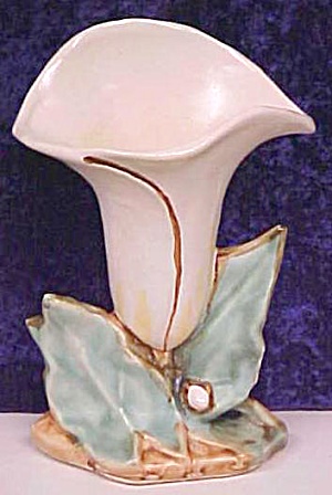 Mccoy Lily Vase 8 Inch Art Pottery
