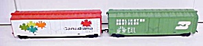 Train Cars Ho Scale Canadiana Burlington (2) Box Cars