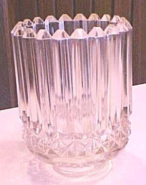 Lamp Light Shade Clear Crystal Pressed Glass
