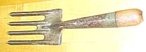 Antique Garden Hand Tool Fork Claw Cultivator