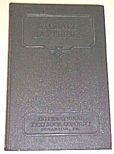 Storage Batteries 1939 International Textbook