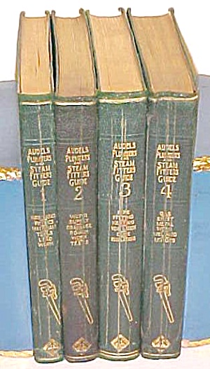 Audels Plumbers & Steam Fitters Guide Set 1925 Rare