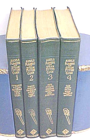 Audels Plumbers & Steam Fitters Guide Set 1925 Rare