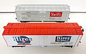 Train Cars Ho Scale Swift & Hires Root Beer Box Cars