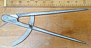 Wing Divider Antique Hand Forged Large 11 Inch