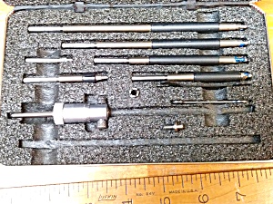 Starrett No. 124 Inside Micrometer Set 2-8 Inch