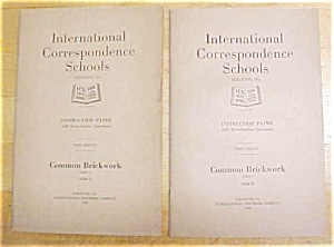 Common Brickwork Booklet Ics 1920