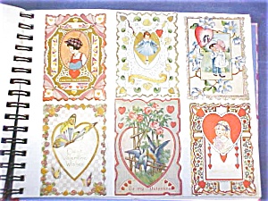 Valentines Card Collection Antique 79 Pc Lace + Album