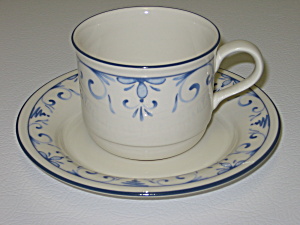 Lenox Chinastone Country Blue Cup & Saucer Set