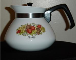 Corning Ware French Spice Tea Pot 6 Cup