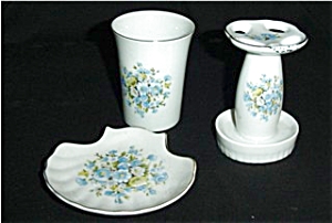 Toothbrush Holder, Soap Dish And Cup Set