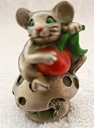 Hudson Pewter Mouse Pewter Figurine