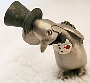 Hudson Pewter Penguin Pewter Figurine