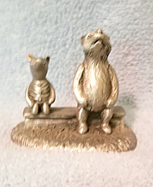 Hudson Pewter Winnie The Pooh And Piglet