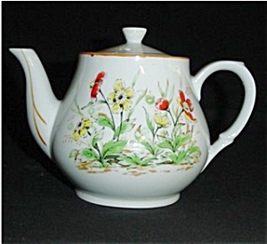 Floral Teapot Made In Japan