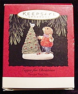 1994 Eager For Christmas Hallmark Ornament