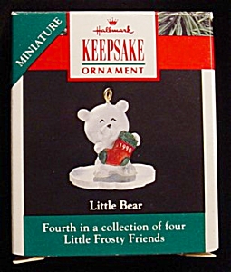 1990 Little Bear Miniature Hallmark Ornament