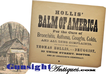 Civil War Era Medical Cure - Balm Of America - Broadside