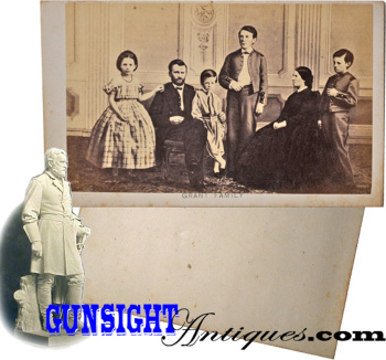 C.1863 Gen. U. S. Grant Family Cdv