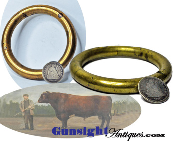Antique Bronze - Bull Nose Ring