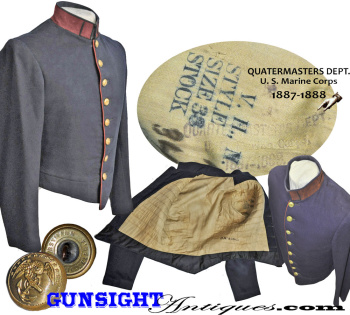 Ultra Rare C. 1888 U.s. Marine Corps. - Uniform Jacket