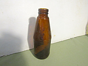 Vintage Anheuser Busch Brown Embossed Eagle Bottle