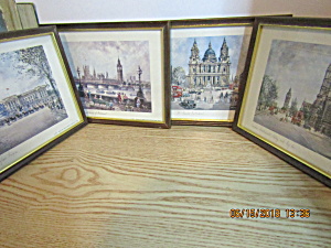 Vintage Times 4 Art Guildford London Picture Set