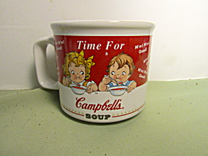 Vintage Time For Campbell Tomato Soup Bowl/mug