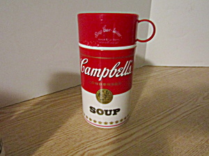 Vintage Campbell Soup Covered Soup Can-tainer