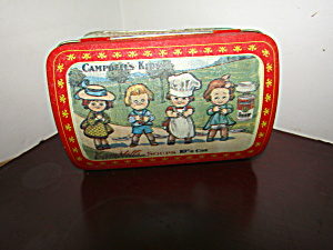 Vintage Campbell Soup Flip-lid Tin Box