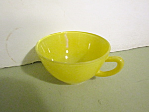 Anchor Hocking Rainbow Yellow Tea Cup