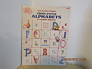 Asn Sam Hawkins Designs Cross Stitch Alphabets #3536