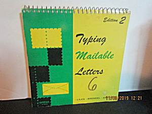 Vintage Typing Mailable Letters 6 Edition 2
